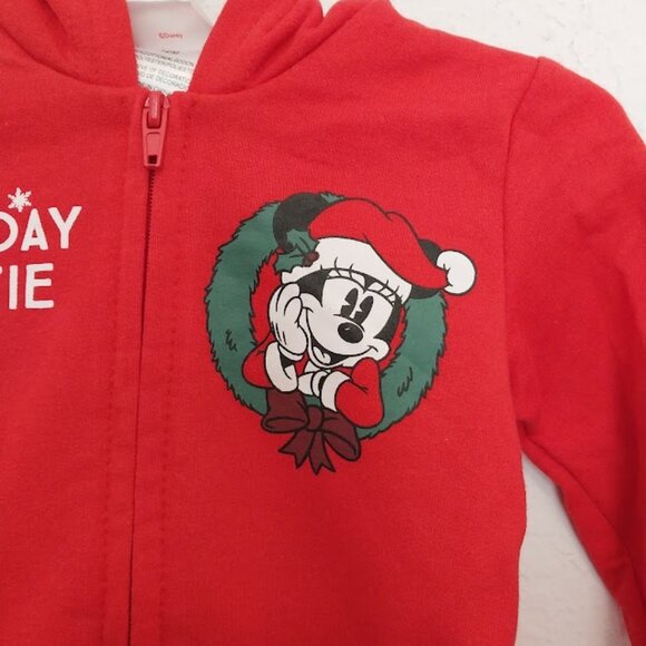 Disney: Minnie Mouse Christmas Romper - Picture 3 of 9
